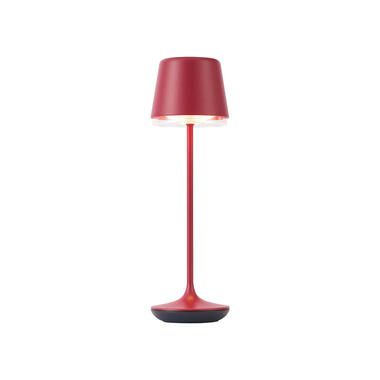 Qazqa tafellampen treble rood geïntegreerde led product
