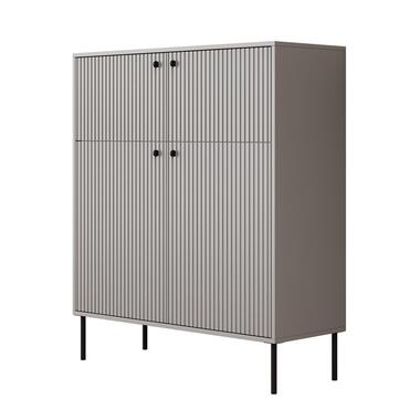 Meubella - Dressoir Ilux 2 - Grijs - 105 cm product