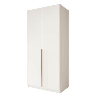 Meubella Armoire Bruno 2 - Blanc - 100 cm product