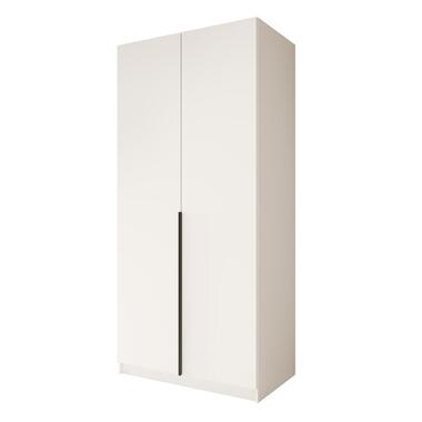 Meubella - Kleerkast Bruno - Wit - 100 cm product