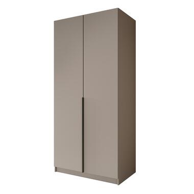 Meubella - Kleerkast Bruno - Beige - 100 cm product