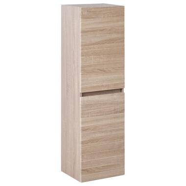 URUCU - Wandgemonteerde badkamerkast - Lichtbruin - MDF product
