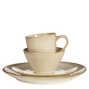 Mica Decorations Racco Serviesset 4 Persoons - Steengoed - Beige product