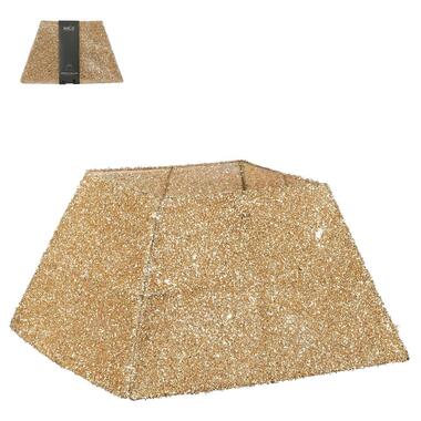 Mica Decorations Kerstboomrok - L50 x B50 x H30 cm - Goud product