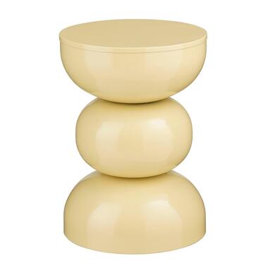 Mica Decorations Luna Table d’appoint - H46 x Ø32 cm - Fer - Beige product