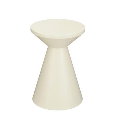 Mica Decorations Jim Bijzettafel - H45 x Ø31 cm - IJzer - Off-white product