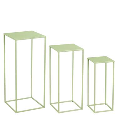 Mica Decorations Quinty Table d'appoint - Lot de 3 - L30 x l30 x H70 cm - Fer -… product