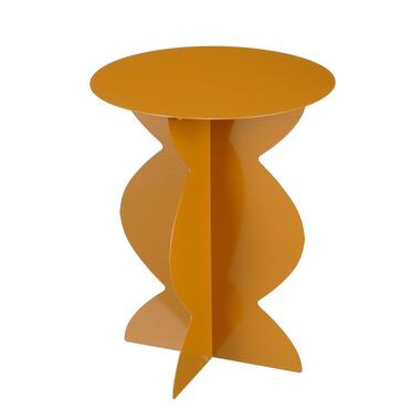 Mica Decorations Rafi Bijzettafel - H50 x Ø40 cm - IJzer - Bruin product