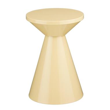 Mica Decorations Jim Bijzettafel - H45 x Ø31 cm - IJzer - Beige product