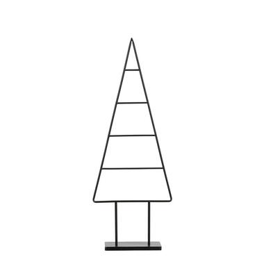 Mica Decorations Decoratie Kerstboom - L34 x B12 x H90 cm - IJzer - Zwart product