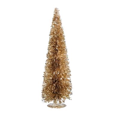 Mica Decorations Decoratie Kerstboom - H60 x Ø19 cm - Champagne product
