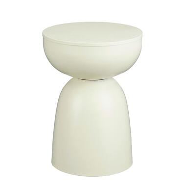 Mica Decorations Elliot Table d'appoint - H45 x Ø32 cm - Fer - Blanc cassé product