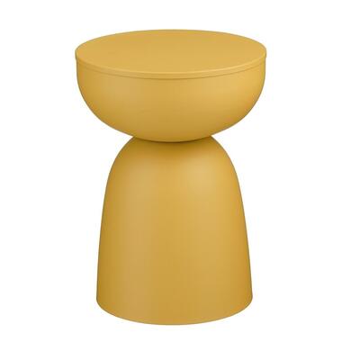 Mica Decorations Elliot Bijzettafel - H45 x Ø32 cm - IJzer - Okergeel product