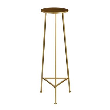 Mica Decorations Adine Table à plantes - H120 x Ø35 cm - Doré product