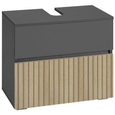 Wisla - Meuble sous-vasque 60 cm avec 1 abattant, 1 tiroir en effet chêne product
