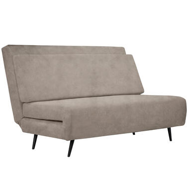 Mallory - Slaapbank 140 cm in taupe fluweel product