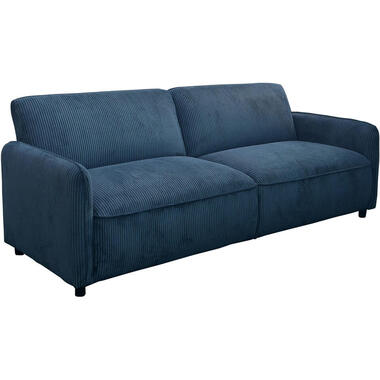 Alicia - Slaapbank 3-zits in blauwe stof product