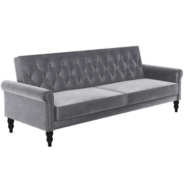 Tyne - Canapé-lit 3 places en velours anthracite product