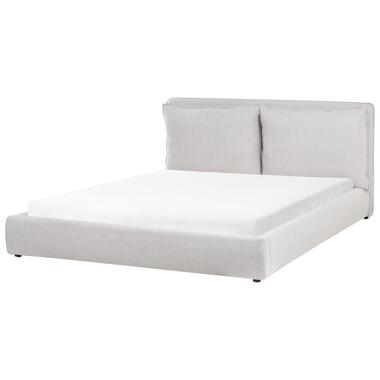 Lit avec sommier Tissu BAJONNA 180 x 200 cm Gris clair product