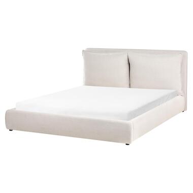 Lit avec sommier Tissu BAJONNA 160 x 200 cm Beige product