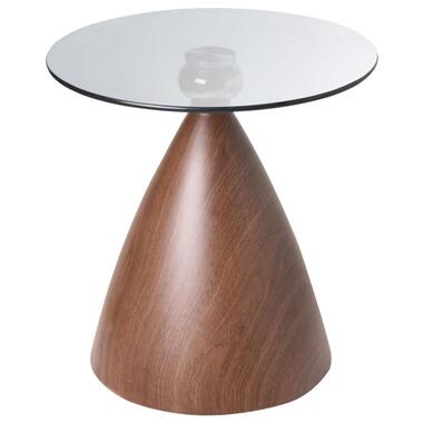 CORELLA - Bijzettafel - Bruin/Zwart - Metaal product