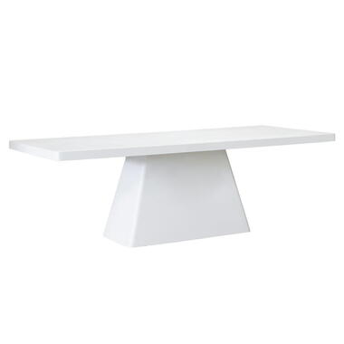 Eettafel Rechthoek 300cm - Wit Eco Composiet - Acryl Coating - Avia product