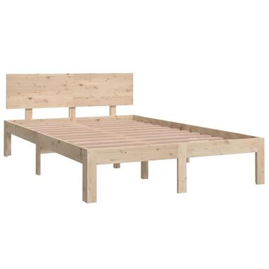 vidaXL - cadre de lit - Brun - Bois product
