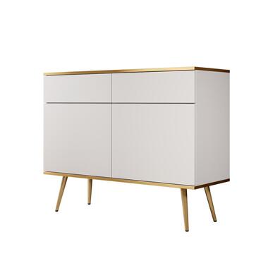 Meubella - Dressoir Orleans - Wit - 107 cm product