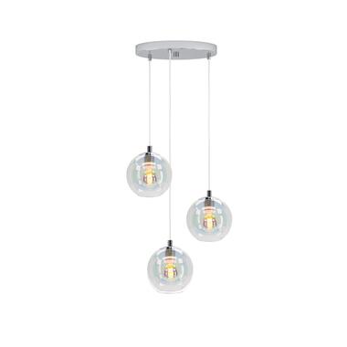 EGLO Ariscani 2 Hanglamp - E27 - Ø 42,5cm-gekleurd glas - Chroom product