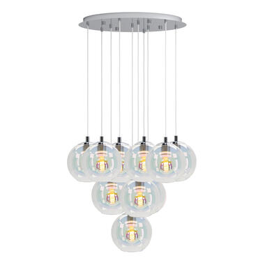 Suspension EGLO Ariscani 2 - ø 65,5 cm - verre coloré - chrome product