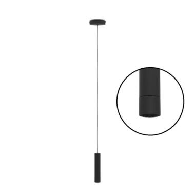 Suspension EGLO Almudaina - LED - 4 cm - noir - dimmable - acier product