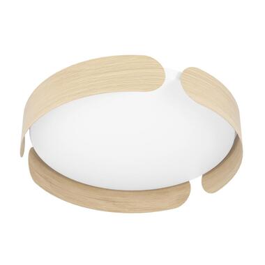 EGLO Valcasotto Plafondlamp - LED - Ø 37 cm - Bruin/wit product