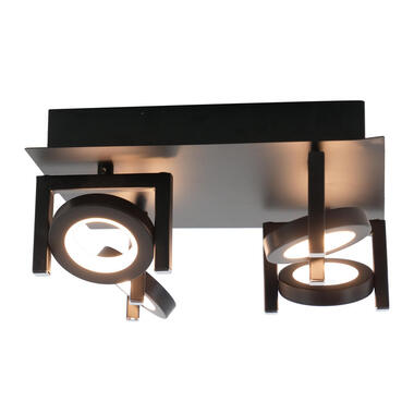 EGLO Trastanello Opbouwspot - LED - 4 lichts - Zwart product