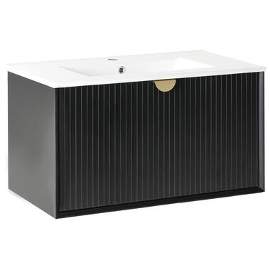 Meuble sous-lavabo avec vasque BONAIRE 80 cm 43 cm Noir product