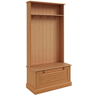 Mille - Garderobe met 1 klepdeur in grenen product