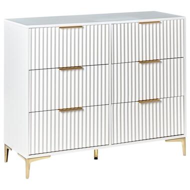 Commode à 6 tiroirs WALCOTT Blanc product
