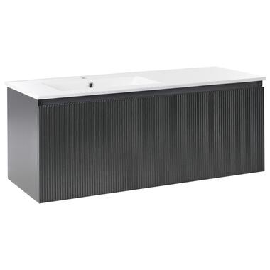 Meuble sous-lavabo avec vasque TIETE 120 cm Noir product