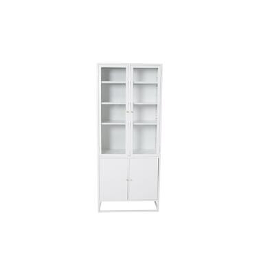 Svea - Noma vitrinekast - 80 x 190 cm - wit product