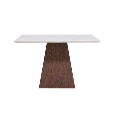 Table à manger carrée Clara - 120 x 120 cm - aspect marbre product
