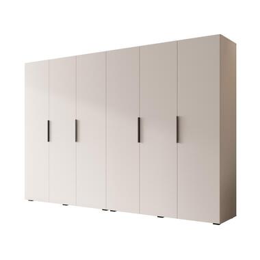 Meubella - Kledingkast Marquesa - Wit - 300 cm product