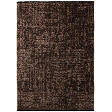 SPACE Vloerkleed - Laagpolig Effen Velours - Bruin 140x200 cm - Modern Woonkamer product