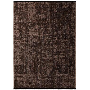SPACE Vloerkleed - Laagpolig Effen Velours - Bruin 160x230 cm - Modern Woonkamer product