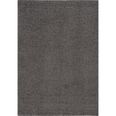 Loca Shaggy Vloerkleed Grijs Hoogpolig - 300x300 CM Vierkant product