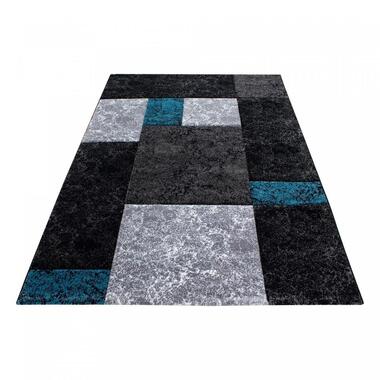 Modern Vloerkleed Basic Rood/Grijs - Laagpolig Tapijt 240x340 cm product