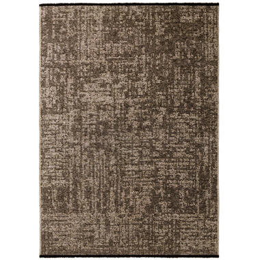 SPACE Vloerkleed - Laagpolig Effen Velours - Beige 160x230 cm - Modern Woonkamer product