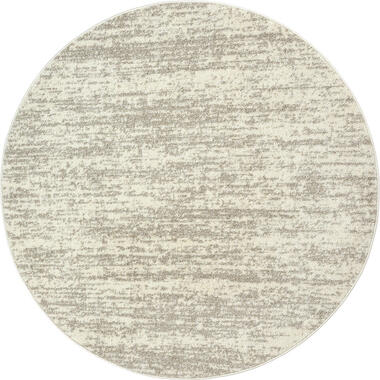 Relax Oslo - Laagpolig Effen Vloerkleed - Creme - 240 CM ROND product