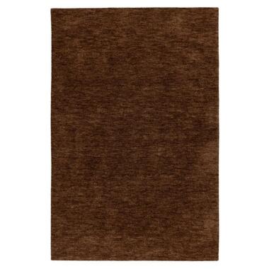 Comfy Soft Vloerkleed - Bruin Effen - 200x290 cm - Soft Touch Laagpolig Tapijt product