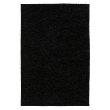 Comfy Soft Vloerkleed - Zwart Effen - 200x290 cm - Soft Touch Laagpolig Tapijt product