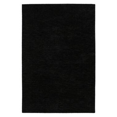 Comfy Soft Vloerkleed - Zwart Effen - 160x230 cm - Soft Touch Laagpolig Tapijt product