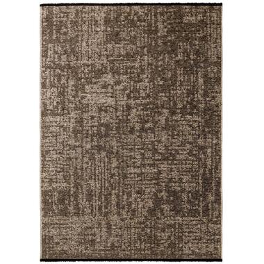 SPACE Vloerkleed - Laagpolig Effen Velours - Beige 140x200 cm - Modern Woonkamer product